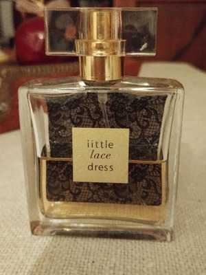 Avon Little Lace Dress perfume used 50ml collectible