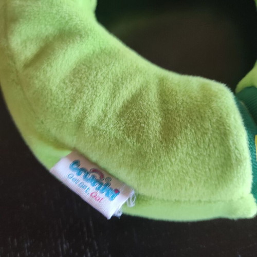 Children's travel pillow like new with magnet and dragon design