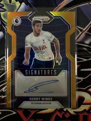 Harry Winks Auto Numbered /10 Panini Prizm EPL Tottenham Hotspur card