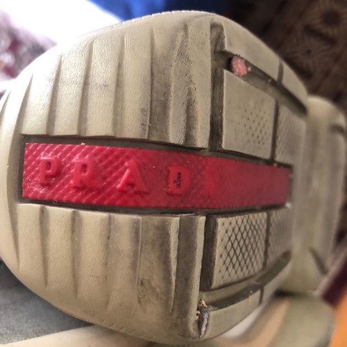 Prada vintage sneakers used, size 37