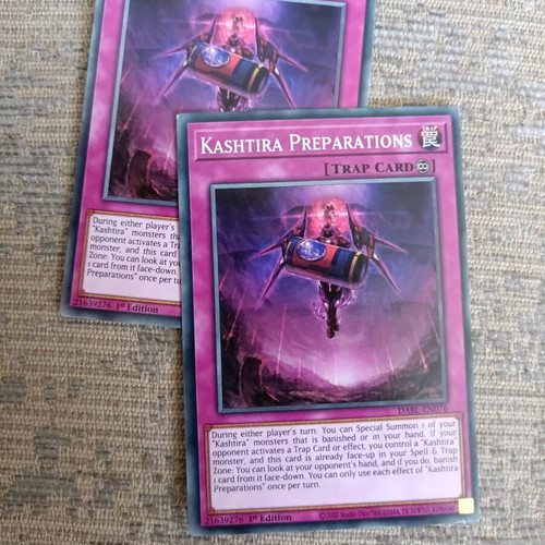Yu-Gi-Oh Kashtira Preparations card like new
