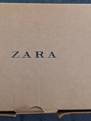 Zara kids suede leather loafers size 34 used brown