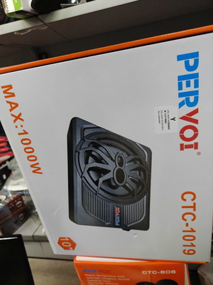 PerVoi Αυτοενισχυόμενο Subwoofer Αυτοκινήτου 10 ίντσες 1000w Καινούργιο