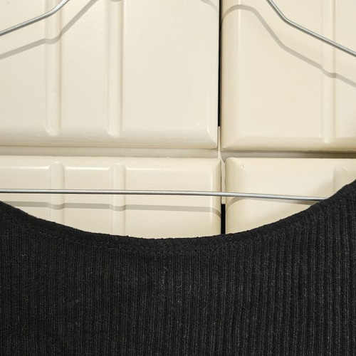 Pull & Bear cropped top, black, size M