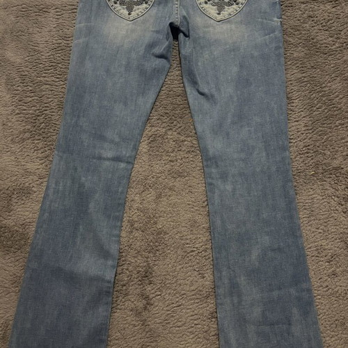 Guess Charleston style low waist jeans, blue