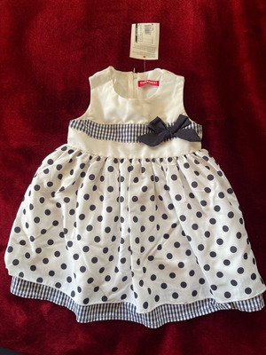 Energiers dress new for girl 3 years 98 cm white blue