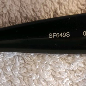 Salvatore Ferragamo women's sunglasses black large like new