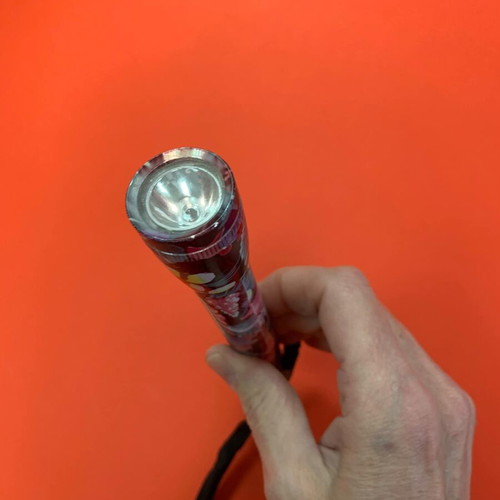 Flashlight with floral design