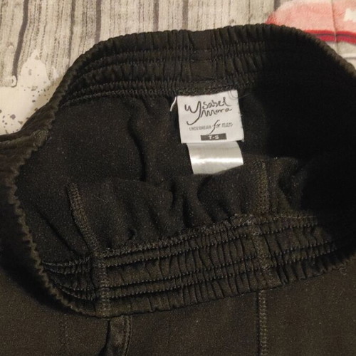 Ysabel Mora men's thermal leggings black, size S like new