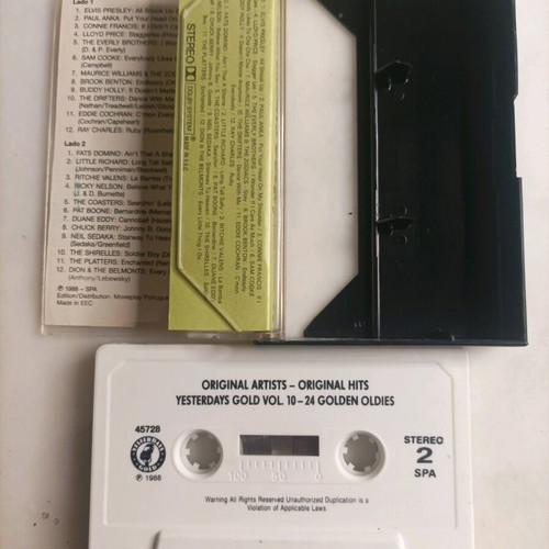 Various Yesterday's Gold Vol 10 cassette like new