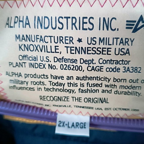 Alfa jacket 2XL yellow like new