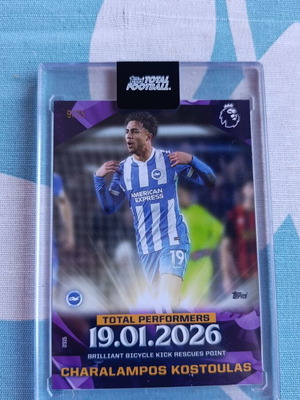 Charalambos Kostoulas Topps Total Performers /25 κάρτα ποδοσφαίρου