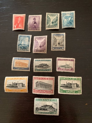 Topia A' 1927 Complete Stamp Series New