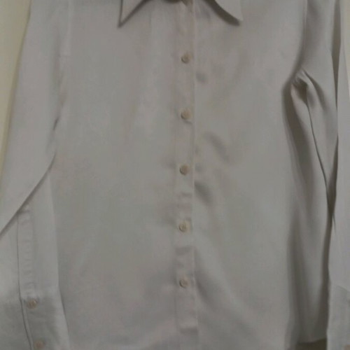 Zara satin women's shirt used white size M
