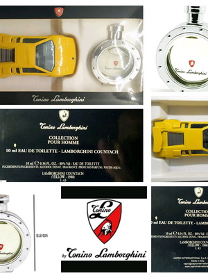 Σετ δώρου Lamborghini Collection Pour Homme Eau de Toilette και μοντέλο Lamborghini Countach καινούργιο