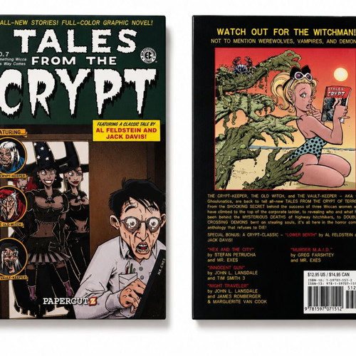Tales from the Crypt Papercutz hardcover graphic novels like new, set of 8