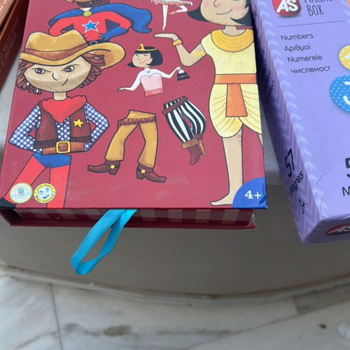 Set of 6 Educational Magnetic Games with Letters and Pictures