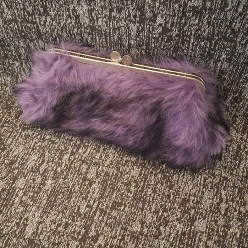 Furry bag new with chain strap