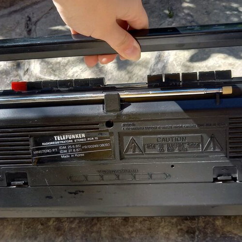 Vintage radio cassette like new
