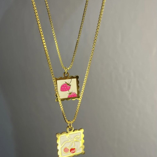Steel necklace new, choice of two designs