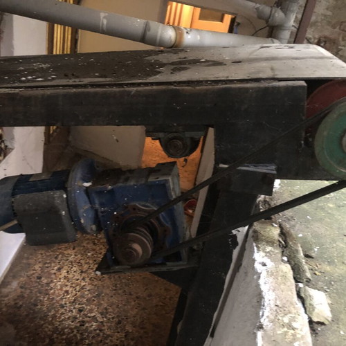 Industrial Conveyor Belt like new, 7m length, 70cm width, 3 HP motor