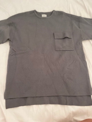 Πουλόβερ Zara γκρι με λειτουργική τσέπη, σαν καινούργιο