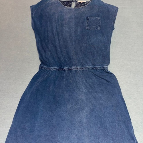 Esprit blue denim dress used with elastic waist