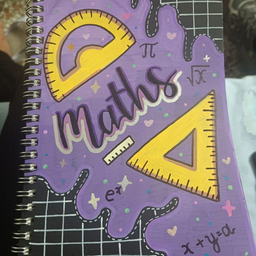 Personalized notebook with hand-painted cover, A5 spiral