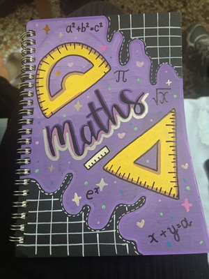 Personalized notebook with hand-painted cover, A5 spiral