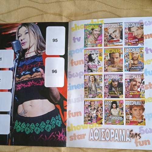 Afisorama used with 15 of 96 stickers