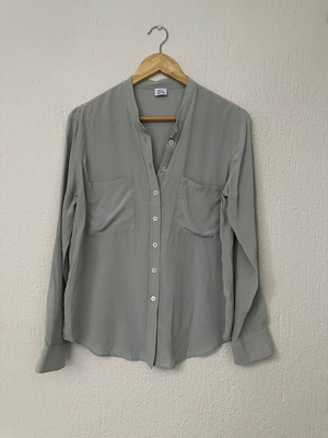 Silk shirt Iris&Ink like new, gray color, size L