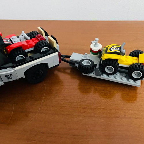 Lego City 60148 ATV Race Team used, truck and 2 ATVs