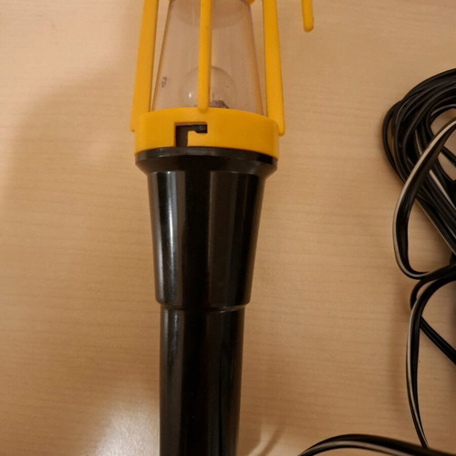 Car flashlight like new with long cable and hook