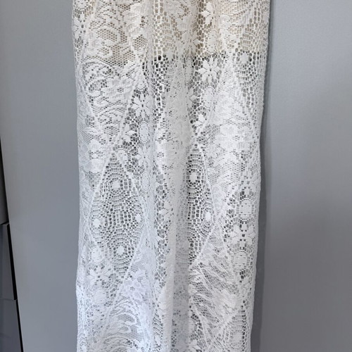 Γυναικείο φόρεμα Lipsy London boho σαν καινούργιο λευκό με μπεζ και κεντήματα