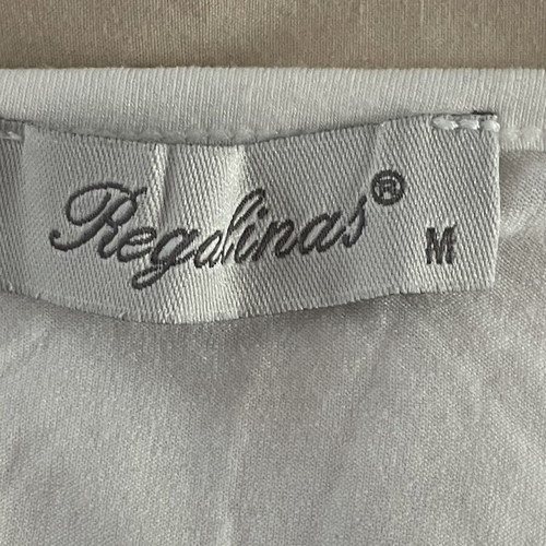 Regalinas white cotton cocktail dress, size M