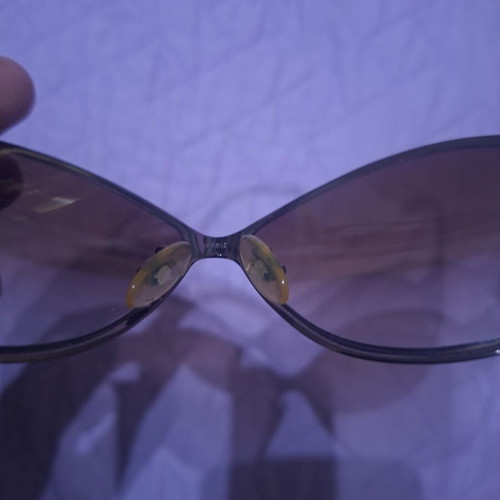 Roberto Cavalli sunglasses used, beige and brown gradient lenses with case