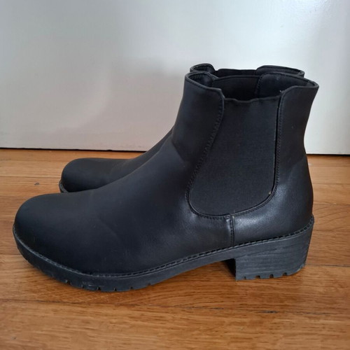 Women's black boots used, size 41, Via Giulia