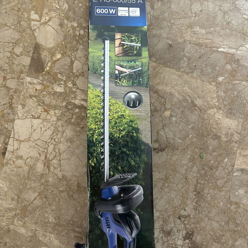 Lux-Tools Electric Hedge Trimmer E-HS-600/55 A like new, 600W