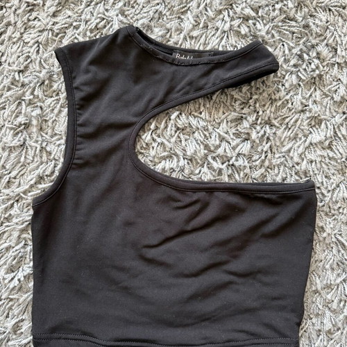 Bubblegun top black size S like new, elastic