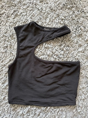 Bubblegun top black size S like new, elastic