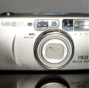 φωτογραφικη μηχανη MINOLTA 150 RIVA ZOOM λειτουργικη κατασταση