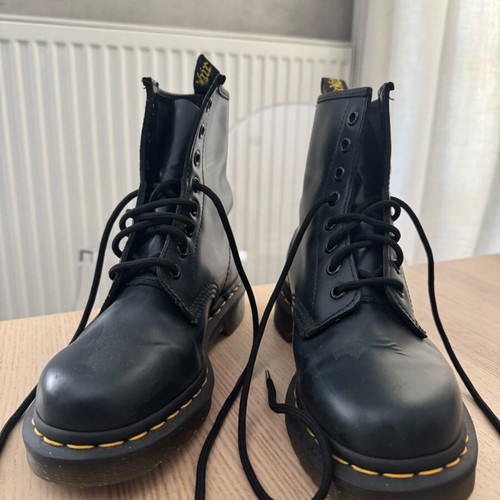 Dr. Martens blue ankle boots like new, size 37