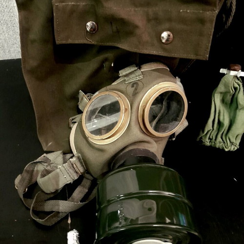 Cold War Gas Masks Complete Set, New Condition, Pack of 2