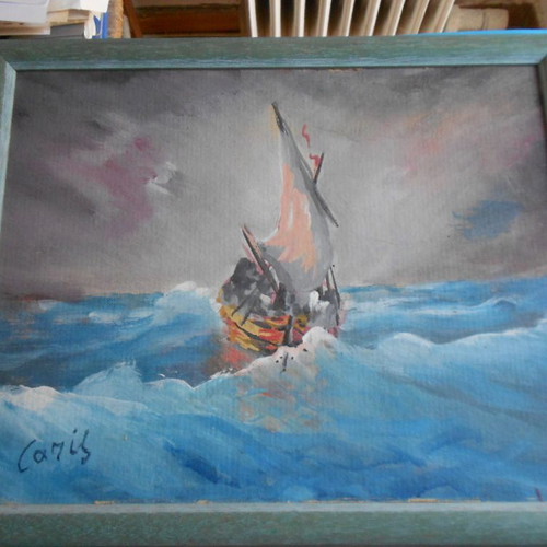 Paintings used, pack of 4 pieces