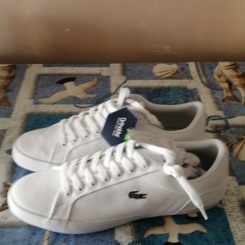 Lacoste Lerond sneakers new, size 44, white