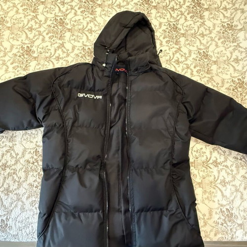 Givova Unisex jacket new, puffer, size S, black