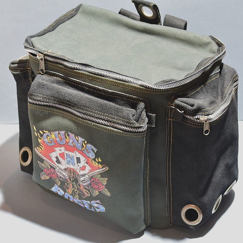 Vintage Guns n Roses backpack like new, canvas