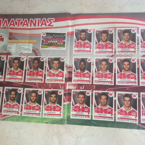 Panini Super League Greece 2013/14 sticker album used