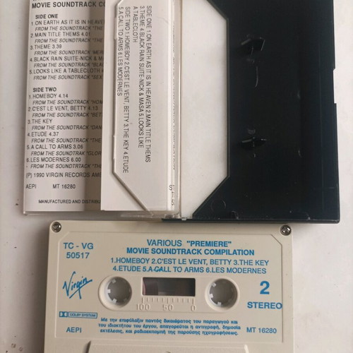 Various The Premiere Movie Collection cassette like new