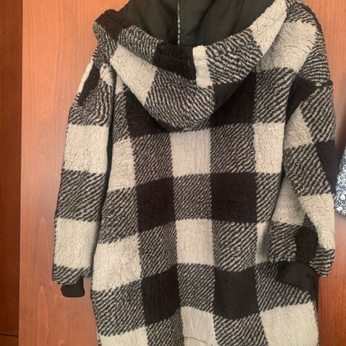 Jacket cardigan new, size L, black and gray